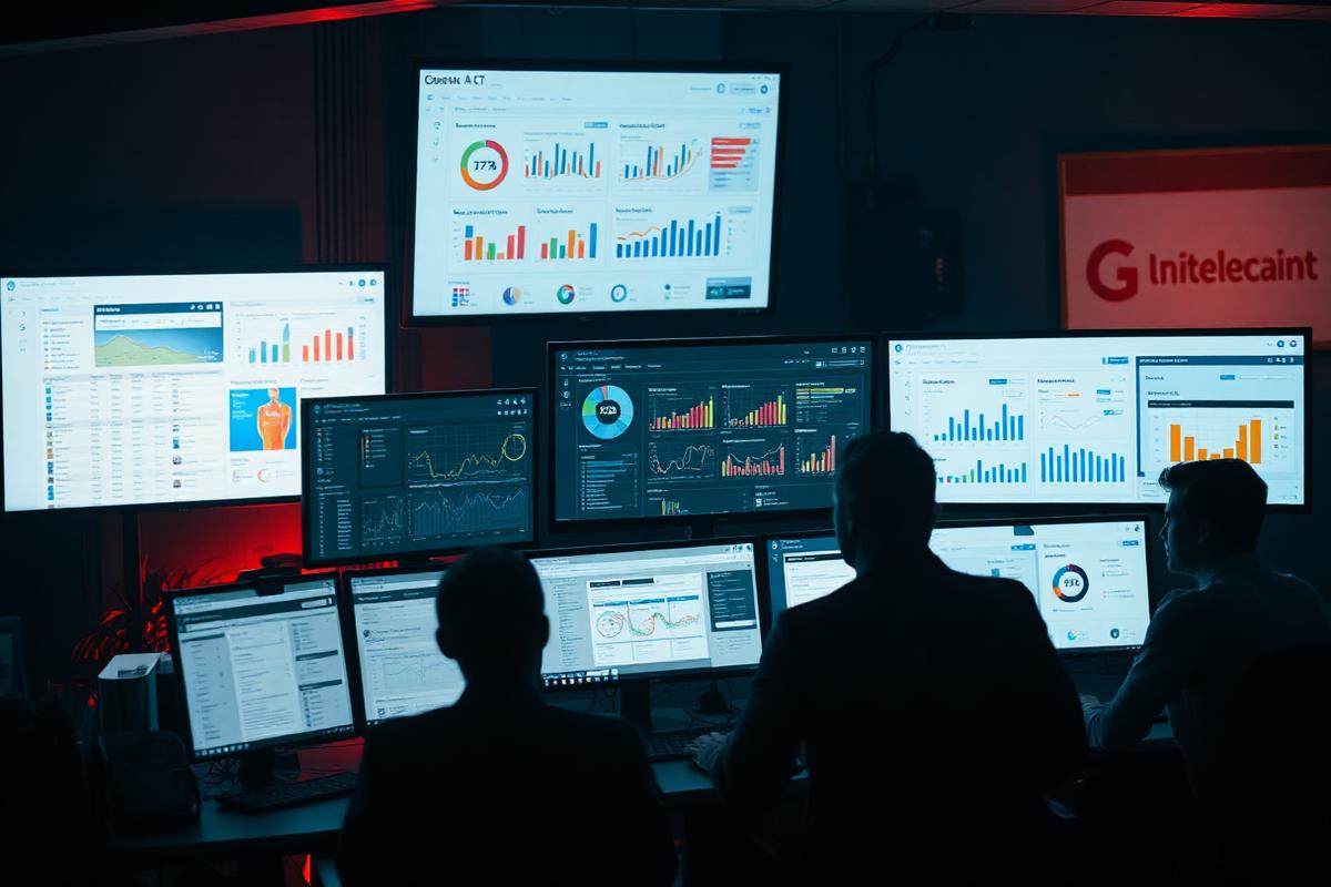 Team marketing che analizza dashboard CRM e campagne pubblicitarie